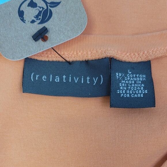 Hand Printed Upcycled Womens Large Pumpkin Everything Stretch Cotton Tee Shirt - Picture 5 of 5